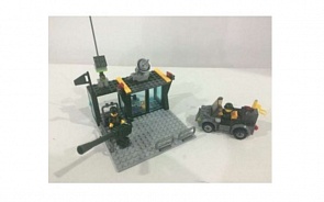 Конструктор – Военная база, 163 детали (Город Мастеров, KK-7011-R)